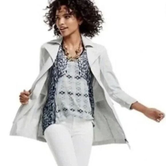 Cabi Foldover Collar Jacket Size L - Picture 1 of 14